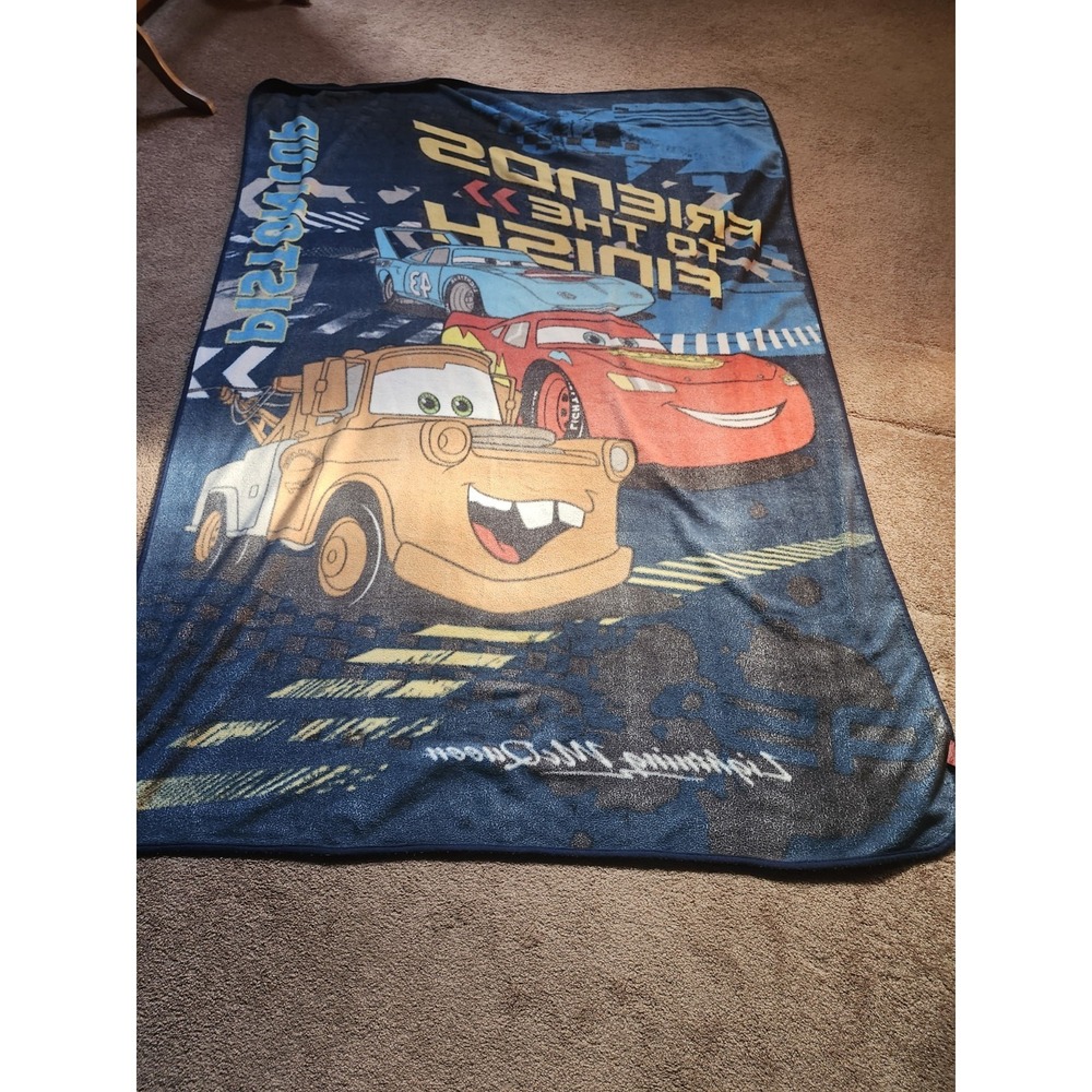 Disney Cars Polyester Fleece Blanket 89 X 60 Inches‎